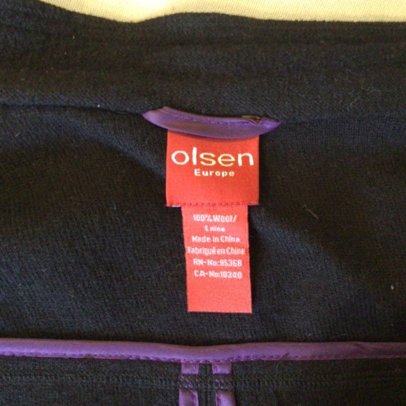 Wool knit Olsen jacket - Picture 3 of 7